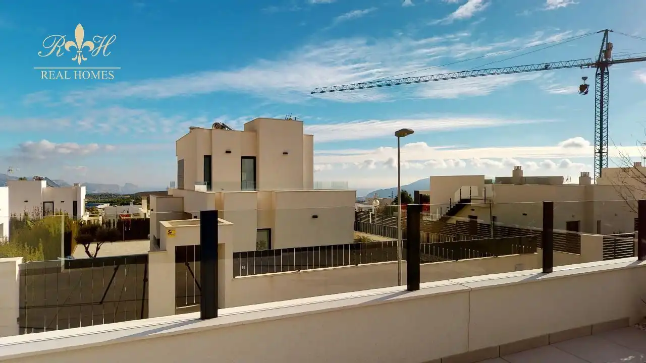 Vista exterior de Casa o chalet en venta en Polop con Aire acondicionado, Calefacción y Trastero