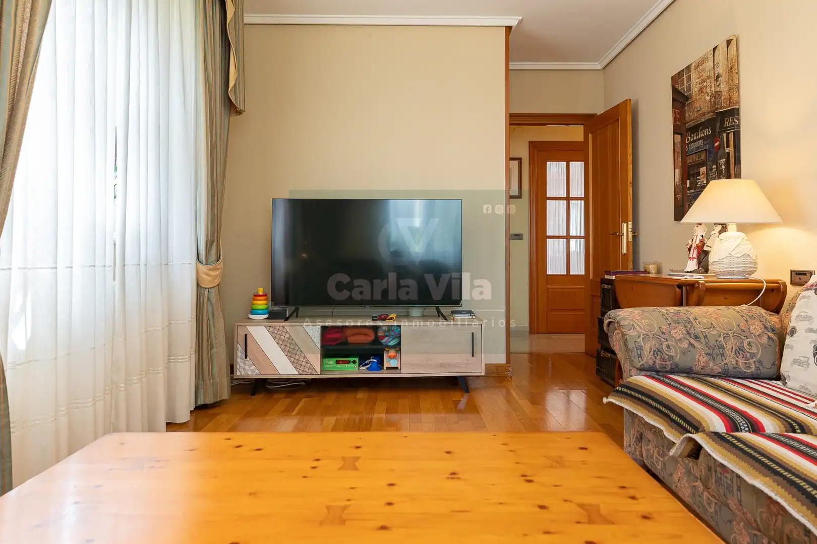 Sala de estar de Dúplex en venta en Lugo con Calefacción, Jardín privado y Parquet