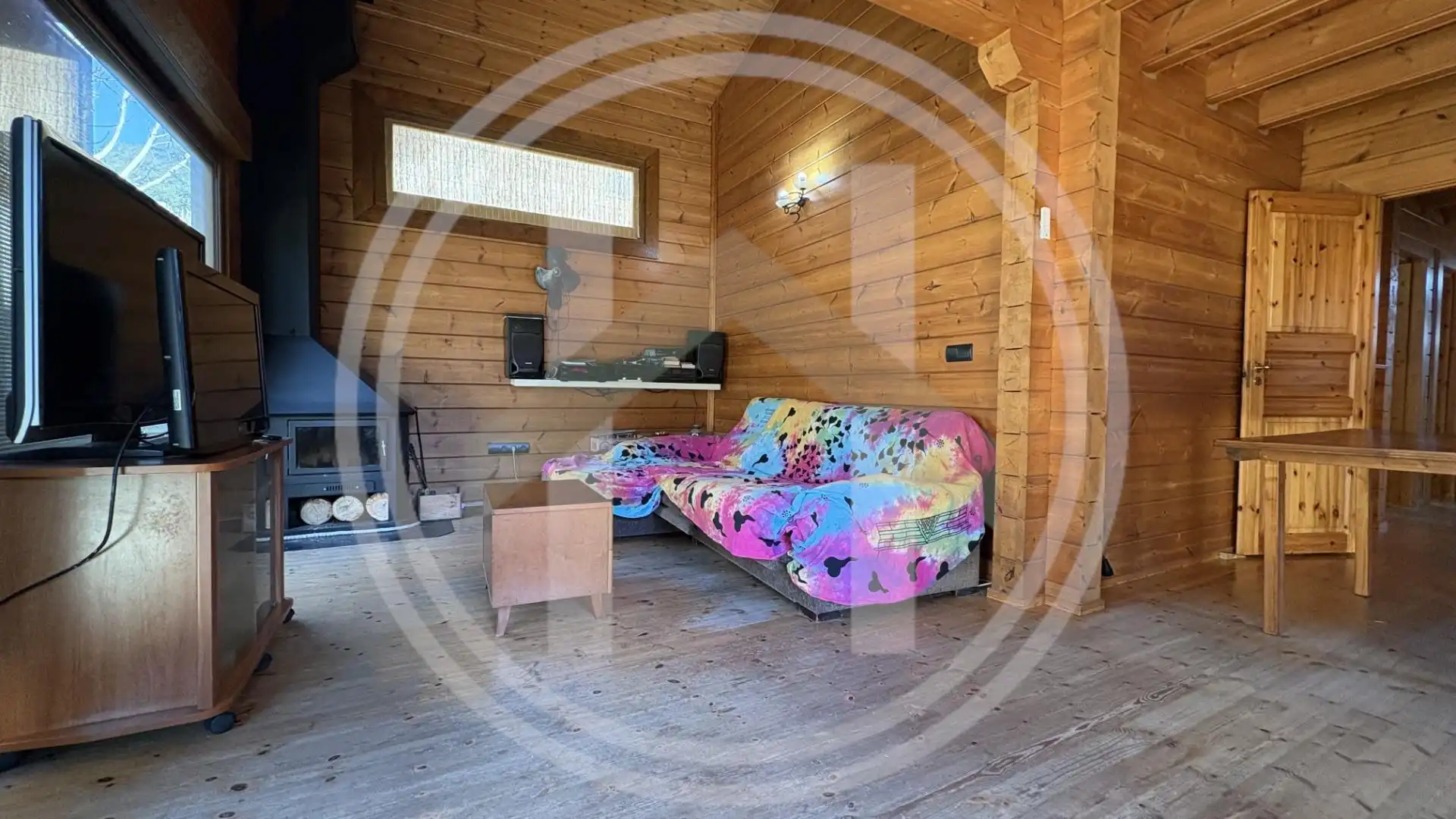 Sala d'estar de Casa o xalet en venda en Gualba amb Terrassa
