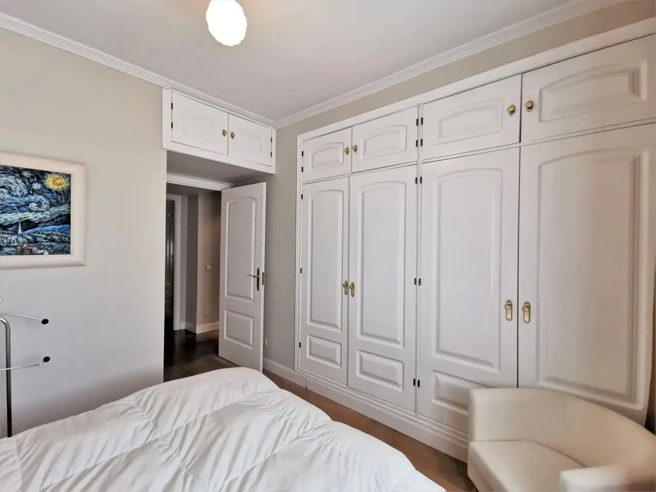 Bedroom of Apartments for rent in Madrid  with Air Conditioner, Heating and Storage room