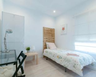 Bedroom of Flat to rent in  Madrid Capital  with Heating, Furnished and Washing machine