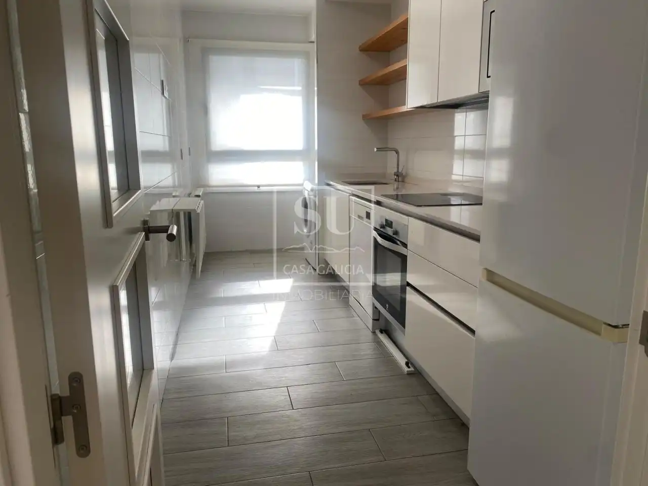 Cocina de Piso de alquiler en Baiona con Calefacción, Terraza y Trastero