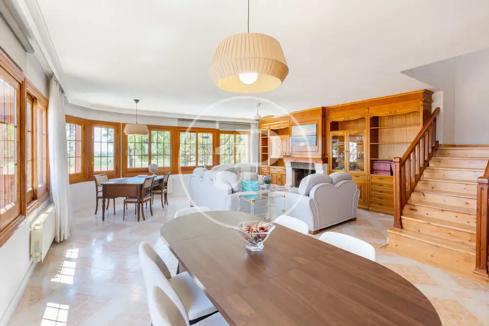 Sala de estar de Casa o chalet de alquiler en La Pobla de Farnals con Aire acondicionado, Calefacción y Jardín privado