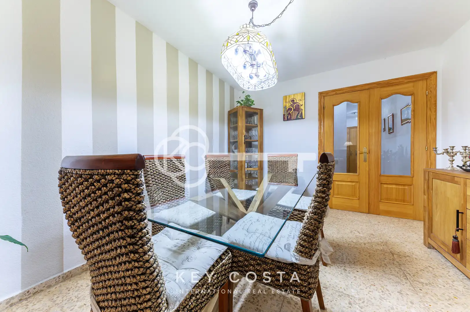 Dining room of Flat for sale in Alicante / Alacant  with Air Conditioner, Heating and Oven