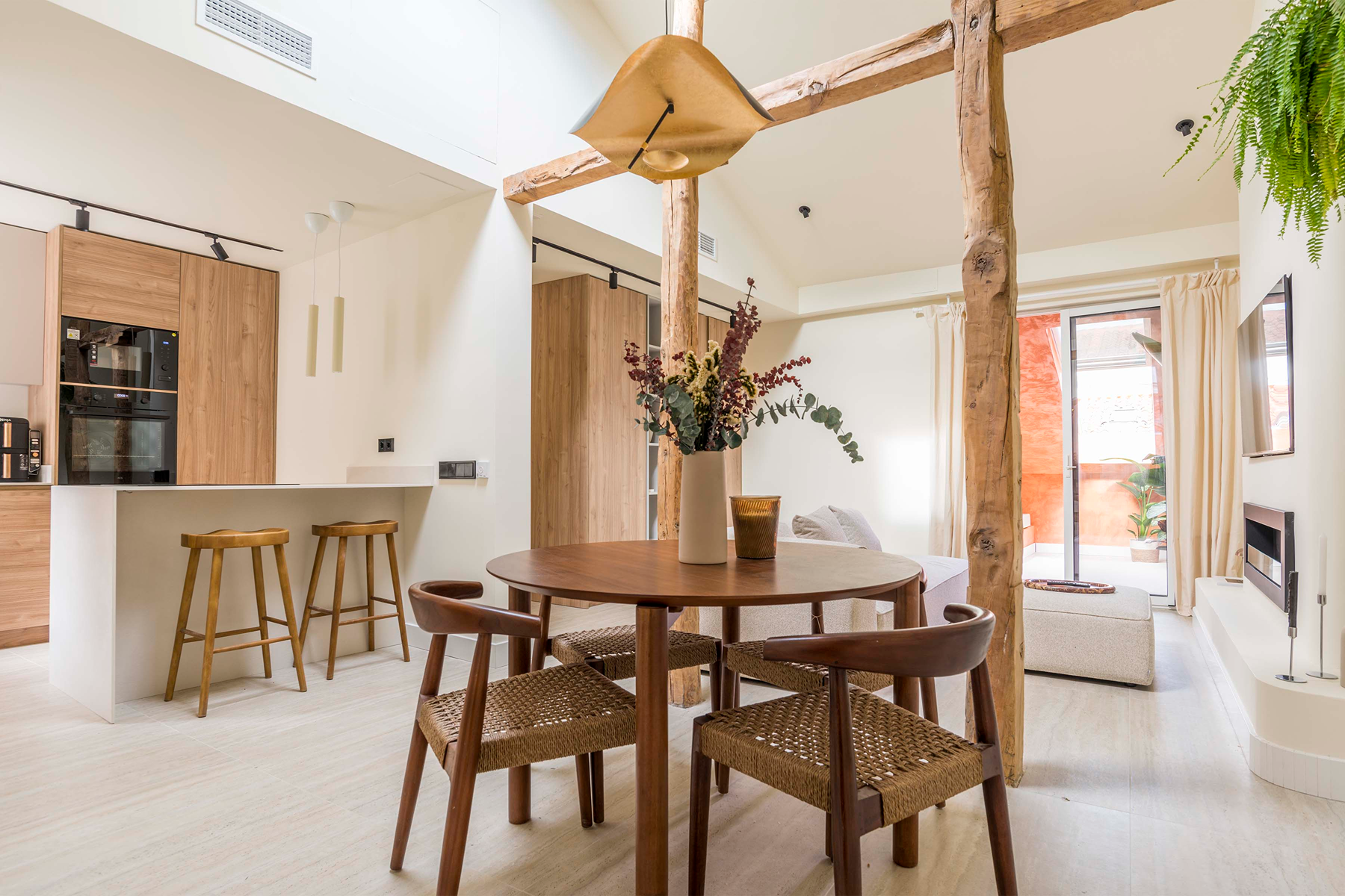 Dining room of Apartment for sale in  Madrid Capital  with Air Conditioner, Heating and Terrace