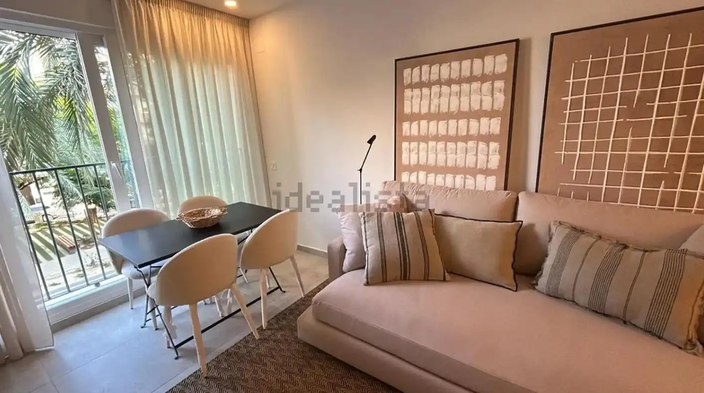 Living room of Flat for rent in Alicante / Alacant  with Air Conditioner, Heating and Furnished