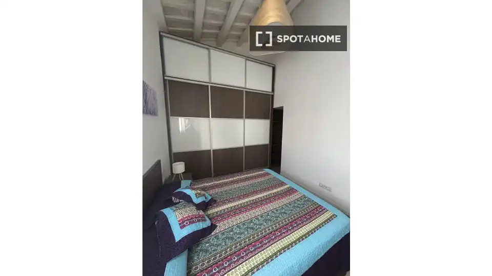 Bedroom of Flat for rent in Mataró  with Air Conditioner, Heating and Furnished