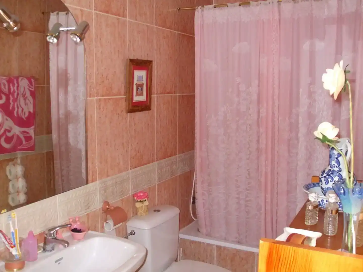 Baño de Casa o chalet de alquiler en Mojados con Jardín privado, Parquet y Amueblado