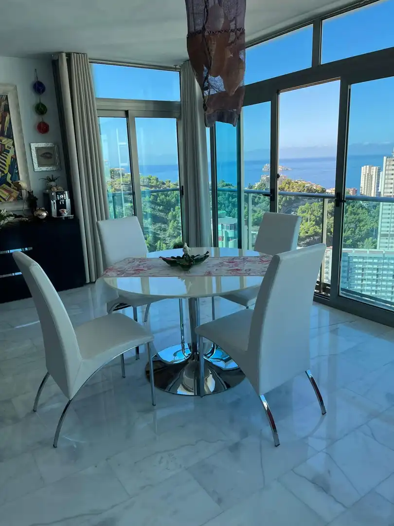 Comedor de Apartamento en venta en Benidorm con Jardín privado, Terraza y Trastero