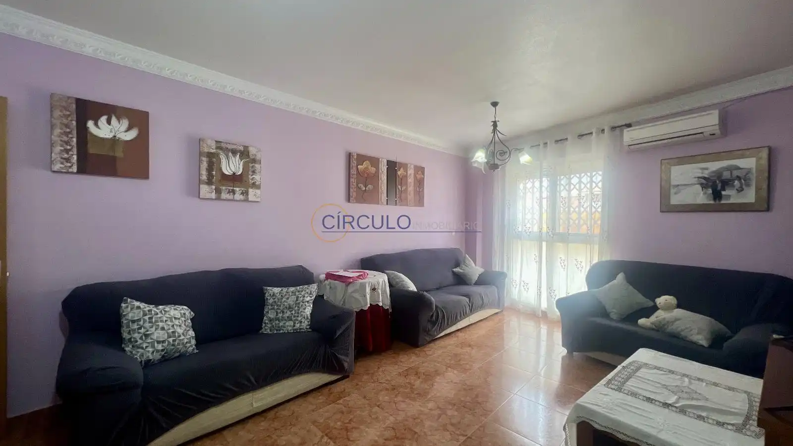 Sala de estar de Piso en venta en Lorca con Aire acondicionado y Amueblado