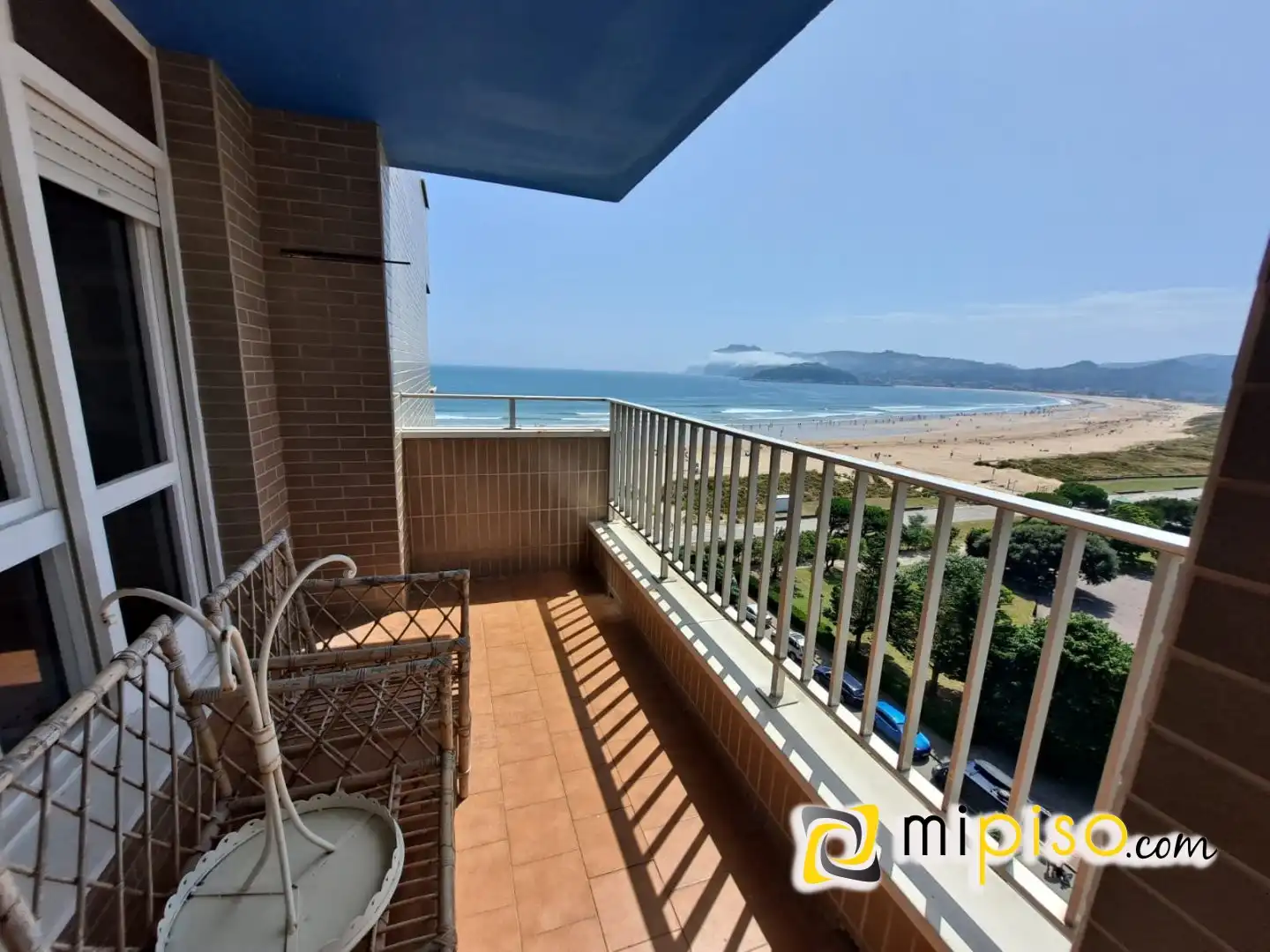 Balcony of Flat for rent in Laredo  with Terrace and Furnished