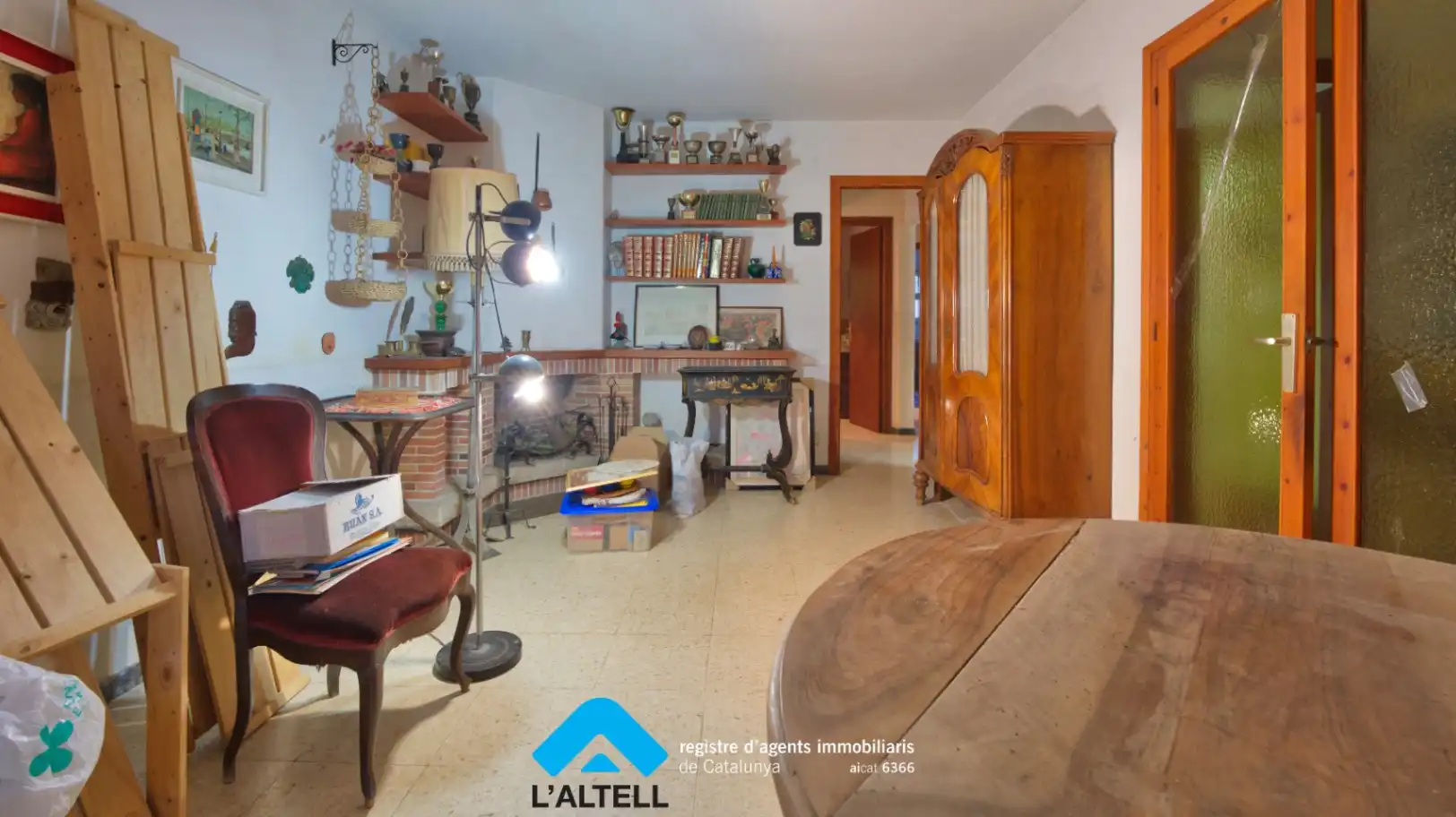 Sala d'estar de Casa o xalet en venda en L'Ametlla del Vallès amb Jardí privat i Terrassa