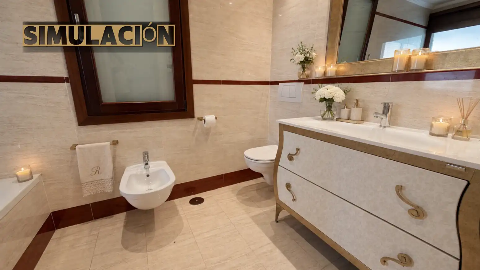 Baño de Ático en venta en Piélagos con Calefacción, Jardín privado y Parquet