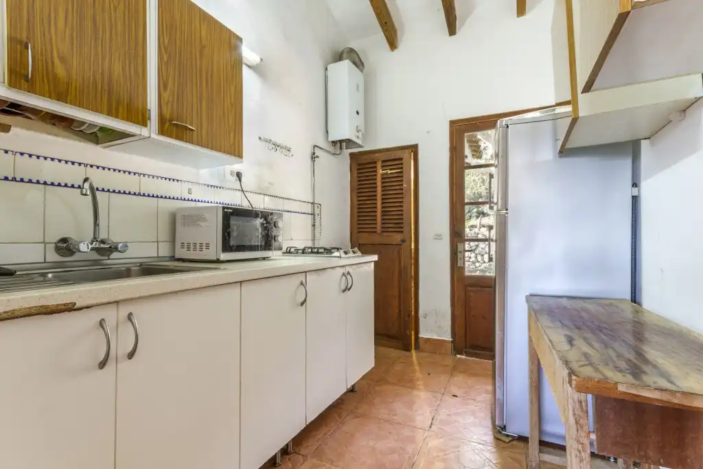 Cuina de Finca rústica en venda en Pollença amb Jardí privat