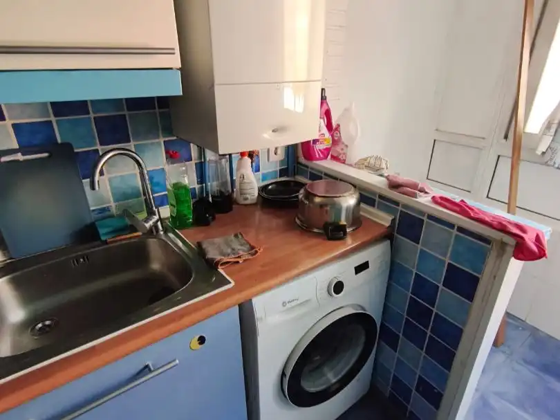 Küche von Wohnung zum Verkauf in  Madrid Capital mit Klimaanlage, Terrasse und Balkon