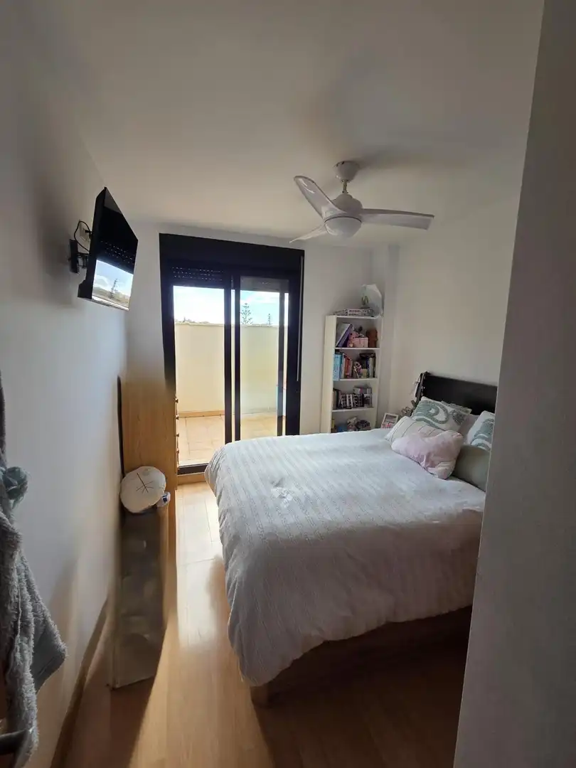 Schlafzimmer von Wohnung zum Verkauf in Málaga mit Klimaanlage, Terrasse und Möbliert