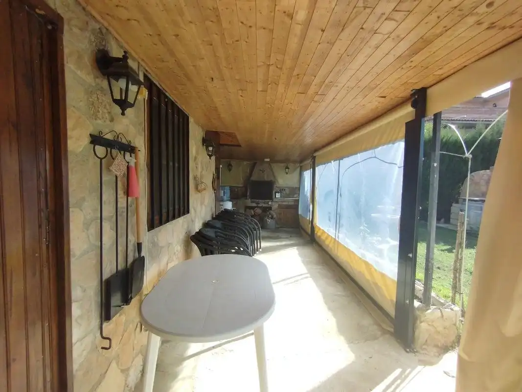 Terraza de Casa o chalet en venta en Muel con Jardín privado y Piscina