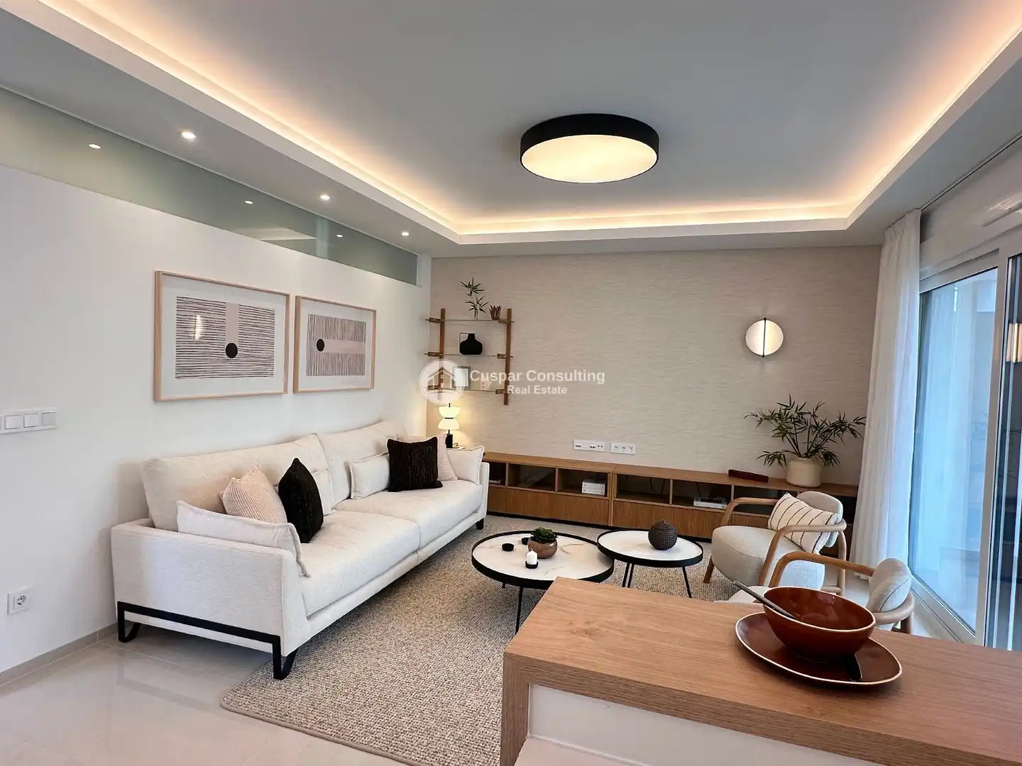 Sala de estar de Apartamento en venta en Rojales con Aire acondicionado, Calefacción y Jardín privado