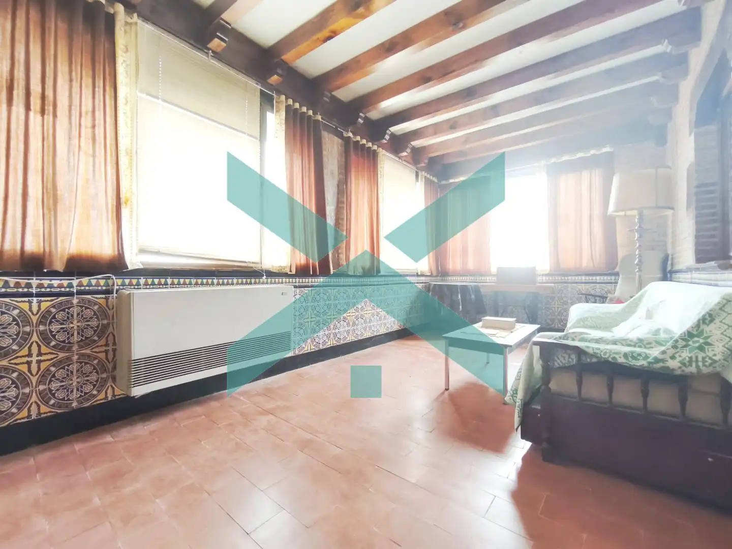 Sala de estar de Piso en venta en Lillo con Calefacción, Terraza y Amueblado