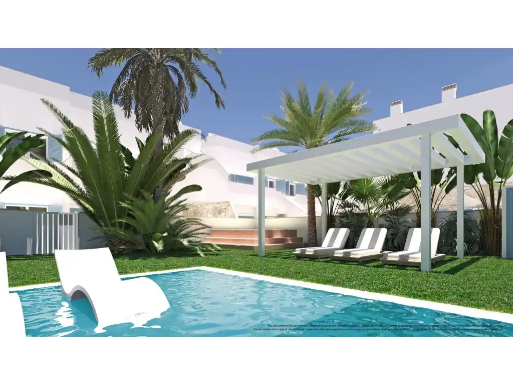 Piscina de Casa o chalet en venta en Pilar de la Horadada con Aire acondicionado, Jardín privado y Piscina