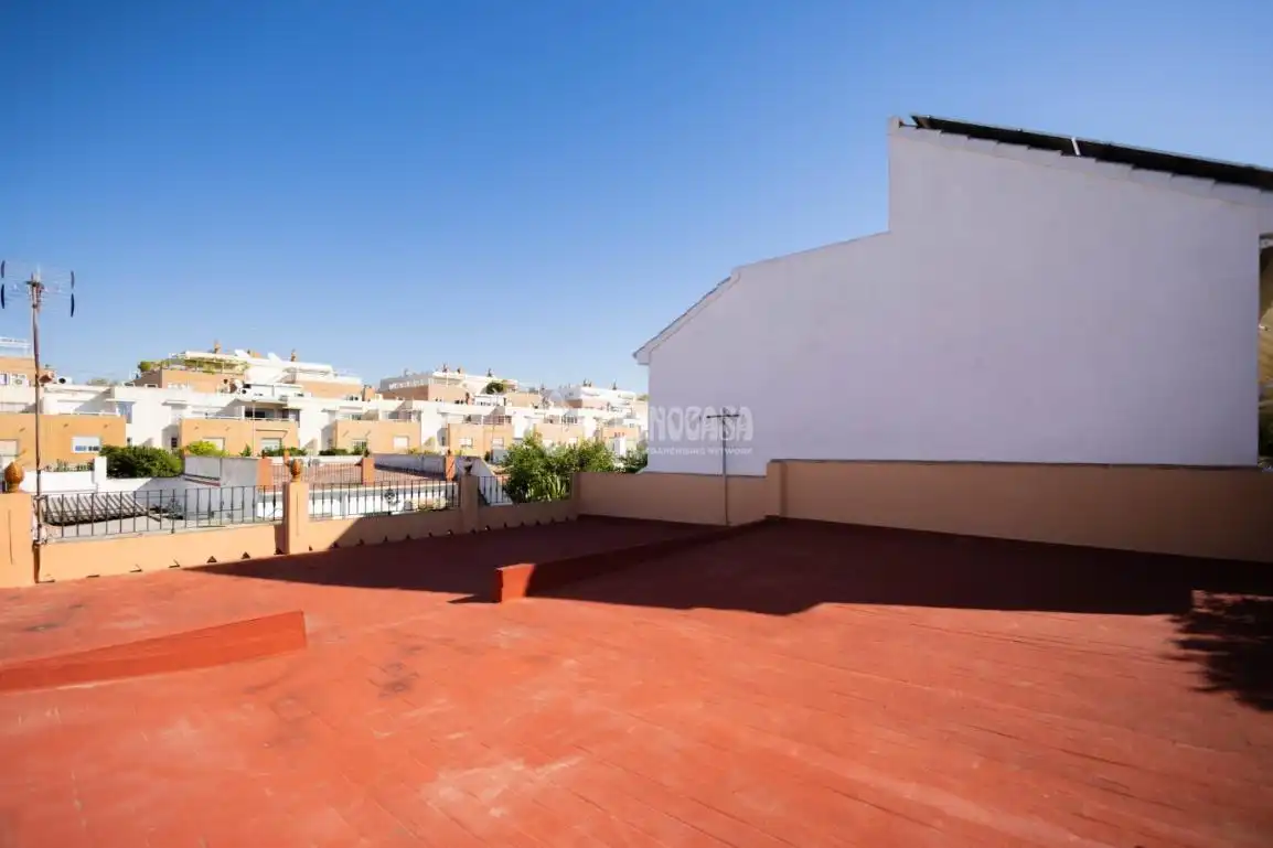 Terrassa de Casa adosada en venda en Bellavista - La Palmera