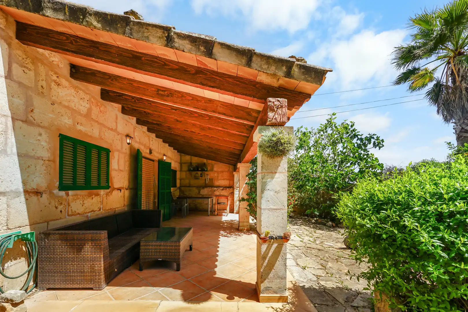 Terrasse von Country house zum Verkauf in Campos mit Klimaanlage, Heizung und Abstellraum