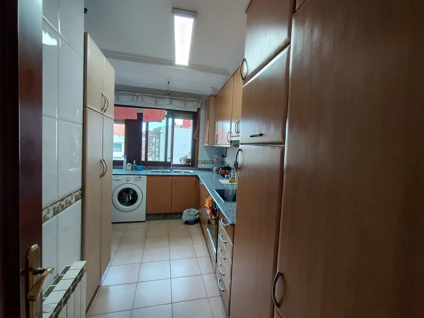 Kitchen of Flat for sale in Vigo   with Heating, Parquet flooring and Storage room