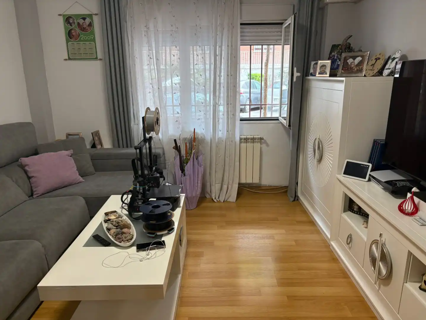 Sala d'estar de Pis en venda en Arganda del Rey amb Aire condicionat, Calefacció i Parquet