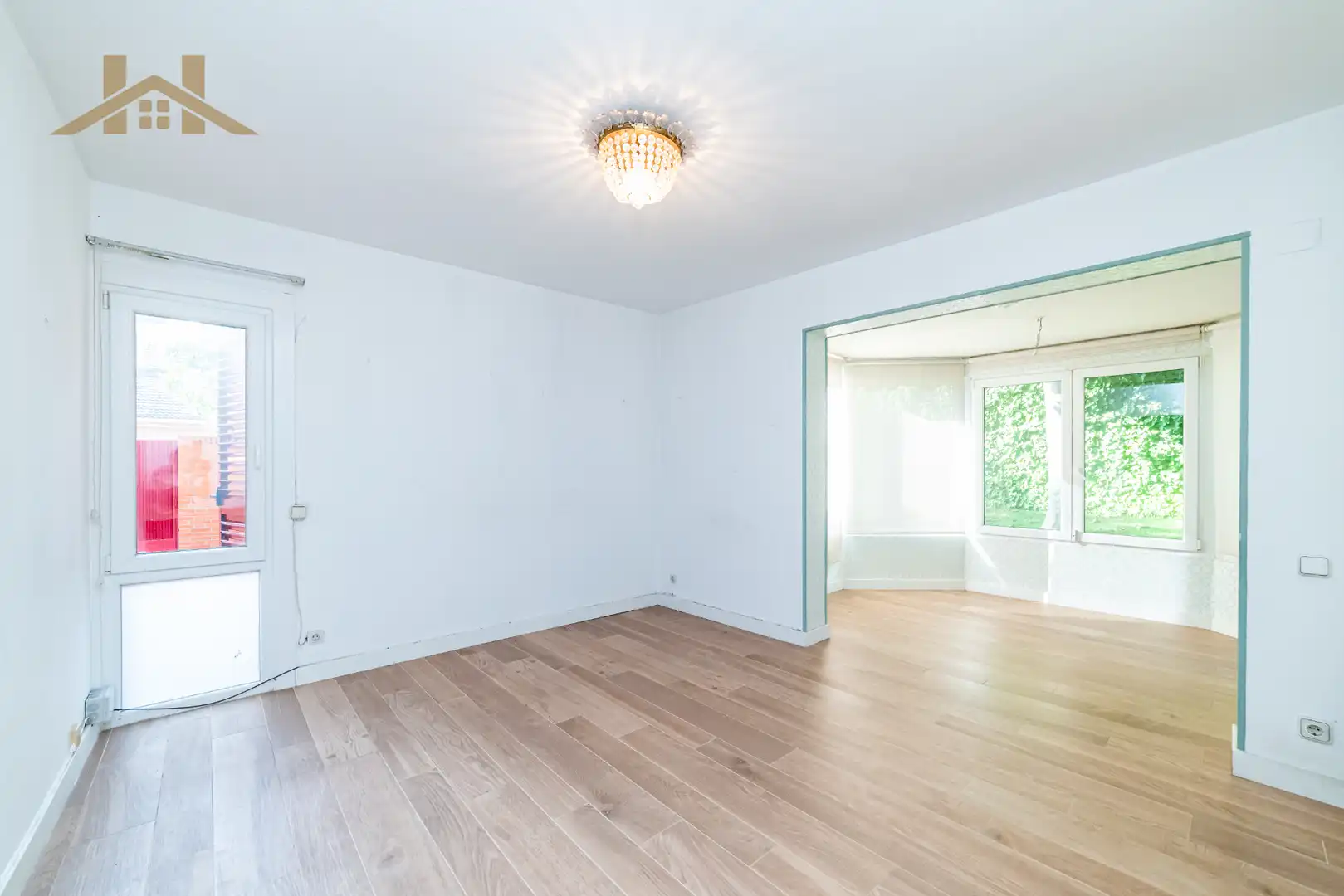 Sala d'estar de Casa o xalet en venda en Majadahonda amb Calefacció, Parquet i Terrassa