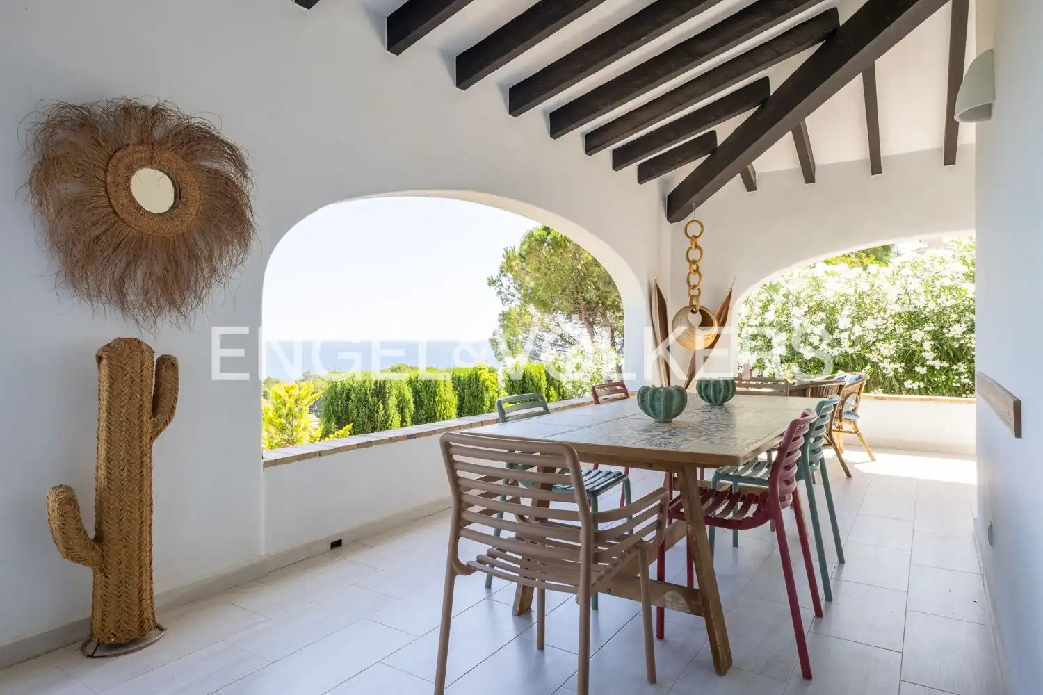 Terrassa de Casa o xalet en venda en Dénia amb Aire condicionat, Calefacció i Jardí privat