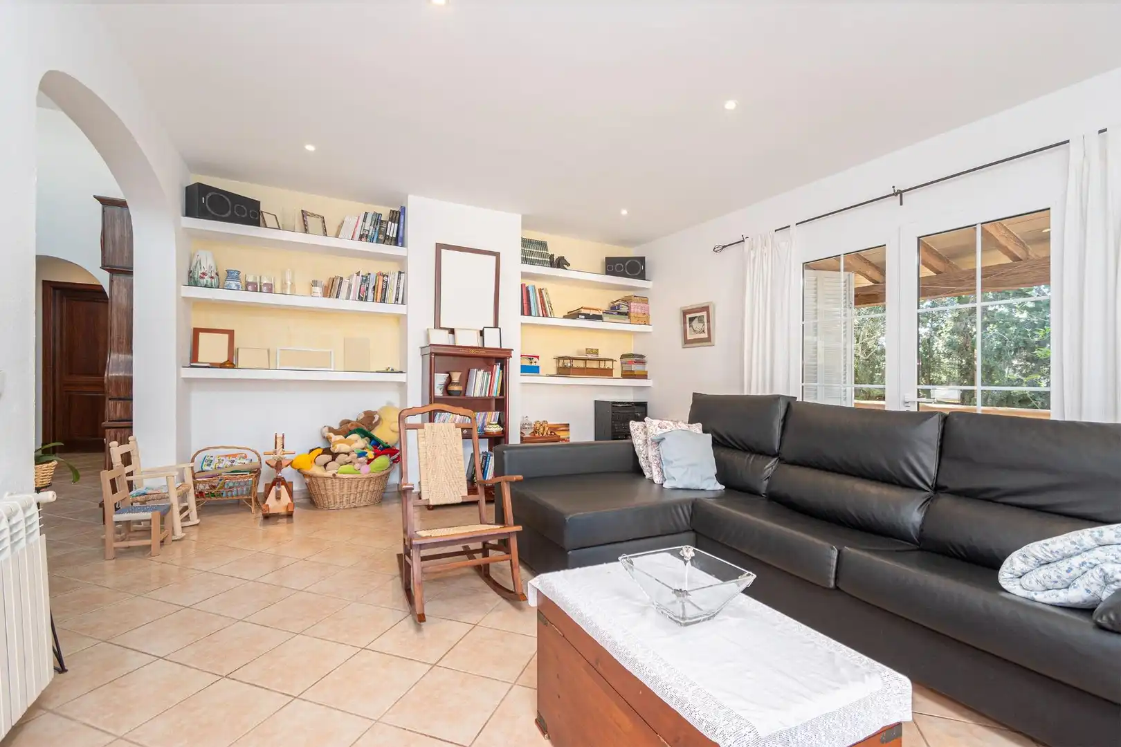 Sala d'estar de Casa o xalet en venda en Felanitx amb Aire condicionat, Calefacció i Jardí privat