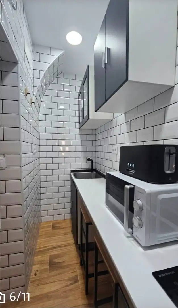 Kitchen of Flat for sale in Jerez de la Frontera  with Air Conditioner, Furnished and Washing machine