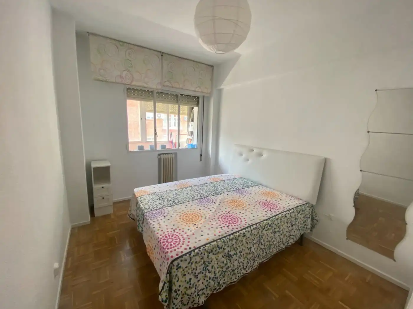 Bedroom of Flat for rent in Madrid  with Air Conditioner, Heating and Private garden