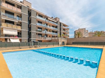 Swimming pool of Duplex for sale in Badalona  with Terrace, Oven and Community pool