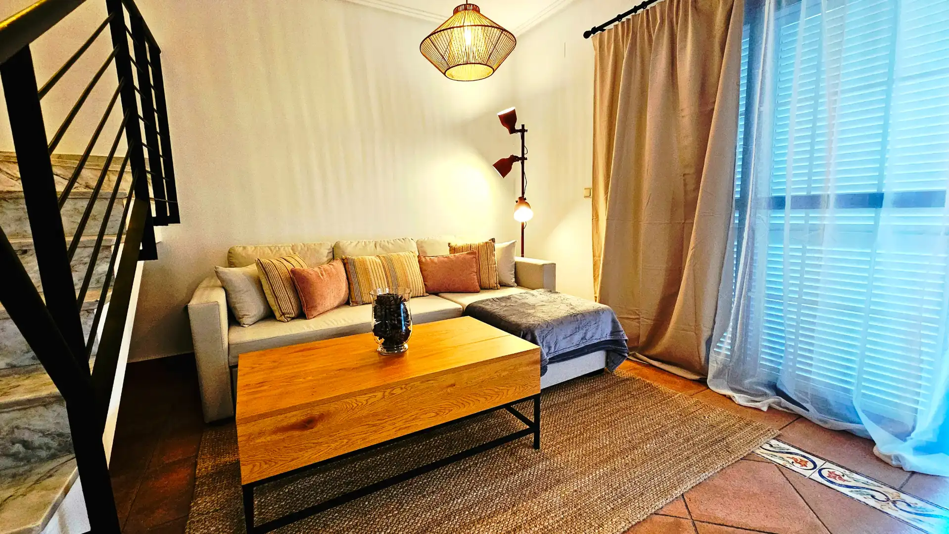 Living room of Houses for rent in Islantilla  with Private garden, Furnished and Oven