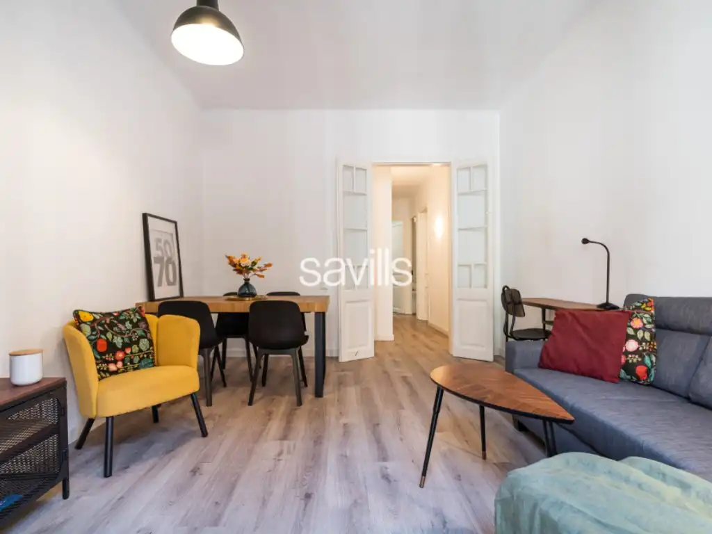 Wohnzimmer von Wohnungen zum Verkauf in Barcelona mit Möbliert und Balkon