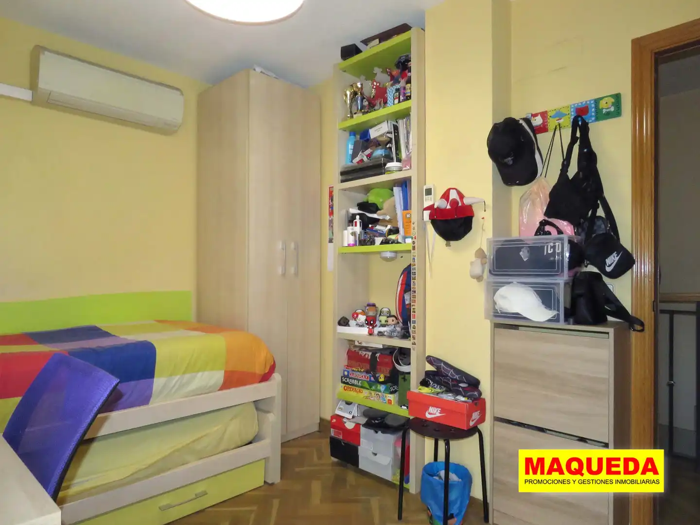 Schlafzimmer von Maisonette zum Verkauf in Alcorcón mit Klimaanlage, Heizung und Parkett