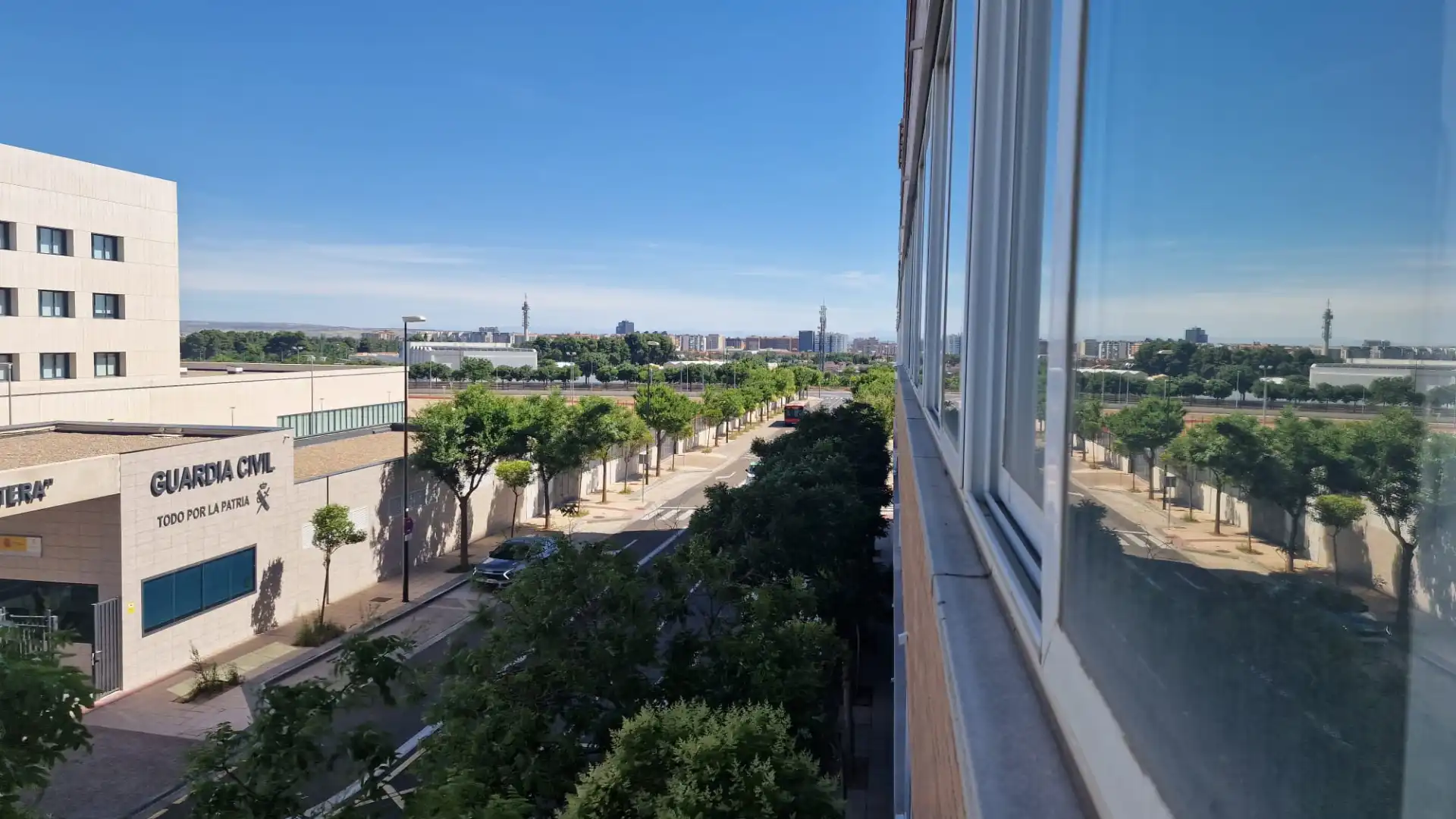 Vista exterior de Apartamento de alquiler en Zaragoza con Aire acondicionado, Calefacción y Parquet