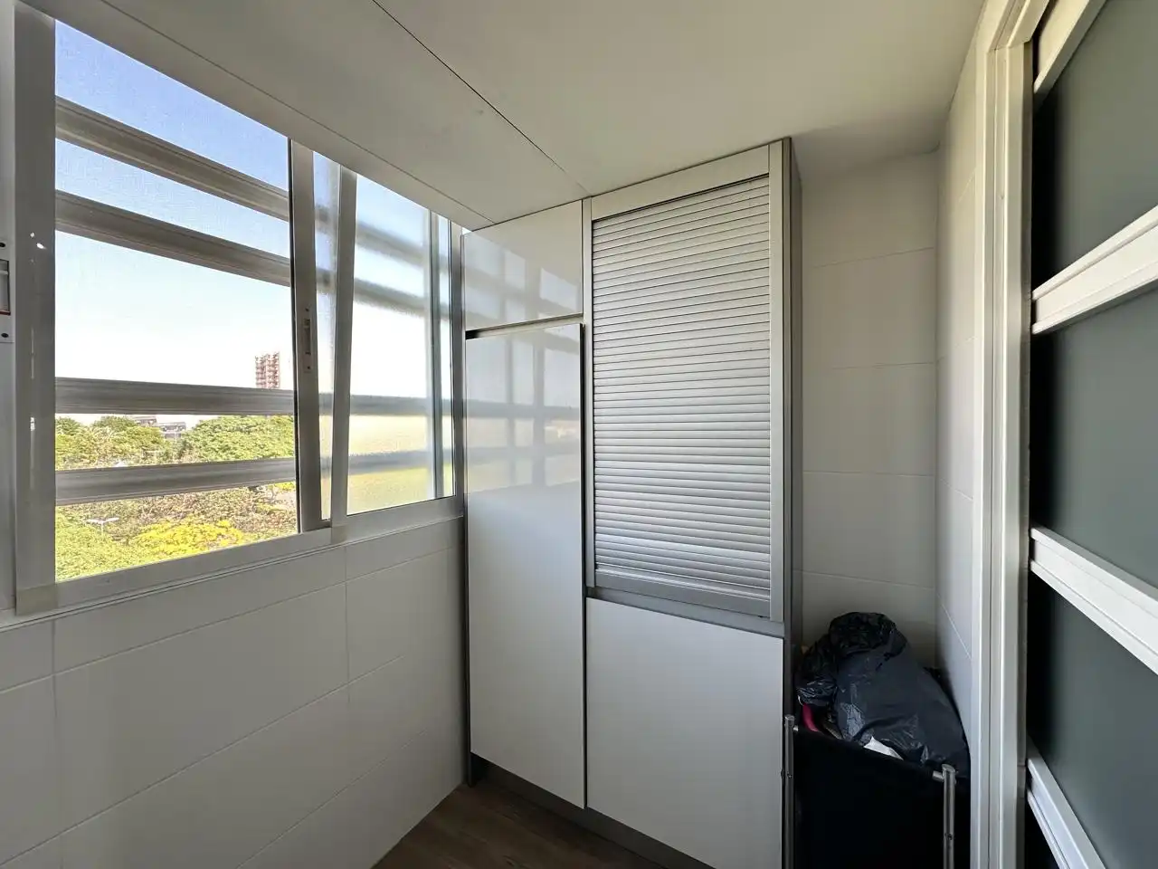 Balcony of Flat for sale in Alicante / Alacant  with Air Conditioner, Parquet flooring and Storage room