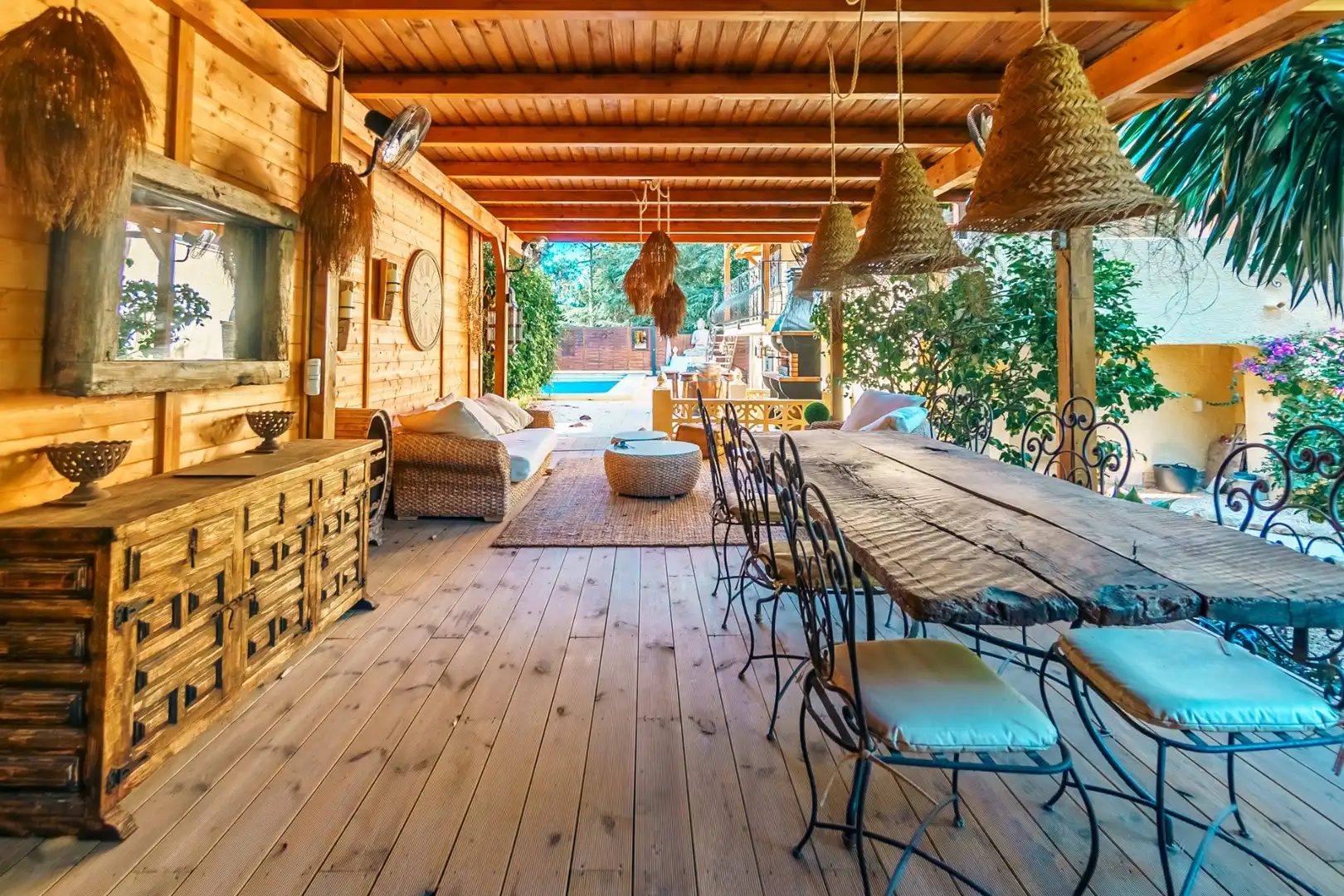 Terraza de Casa o chalet de alquiler en L'Alfàs del Pi con Piscina