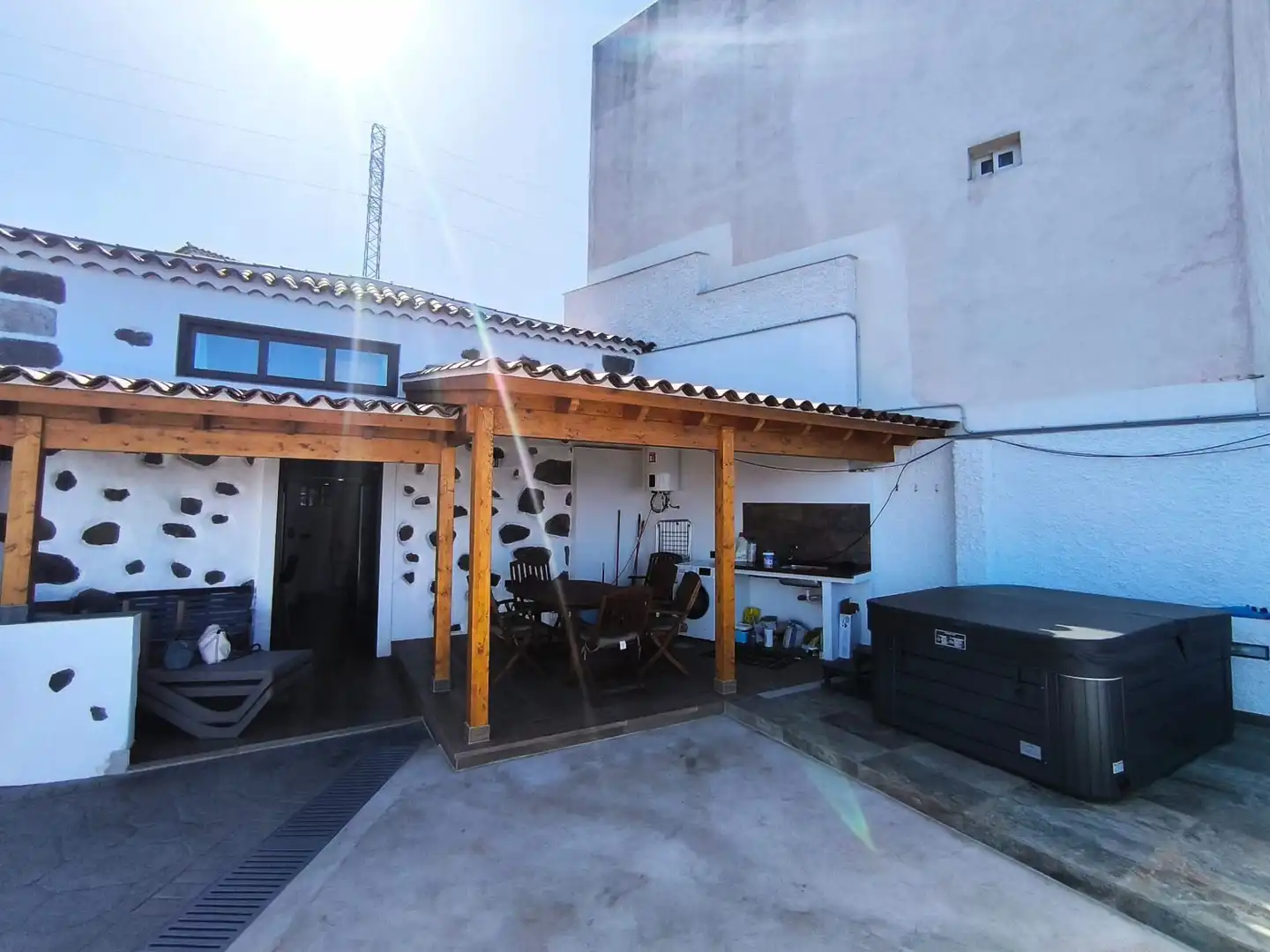 Terrassa de Casa o xalet de lloguer en La Victoria de Acentejo amb Aire condicionat, Calefacció i Jardí privat