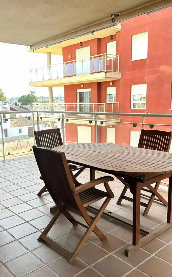 Terrasse von Wohnung zur Miete in Canet d'En Berenguer mit Privatgarten, Terrasse und Möbliert