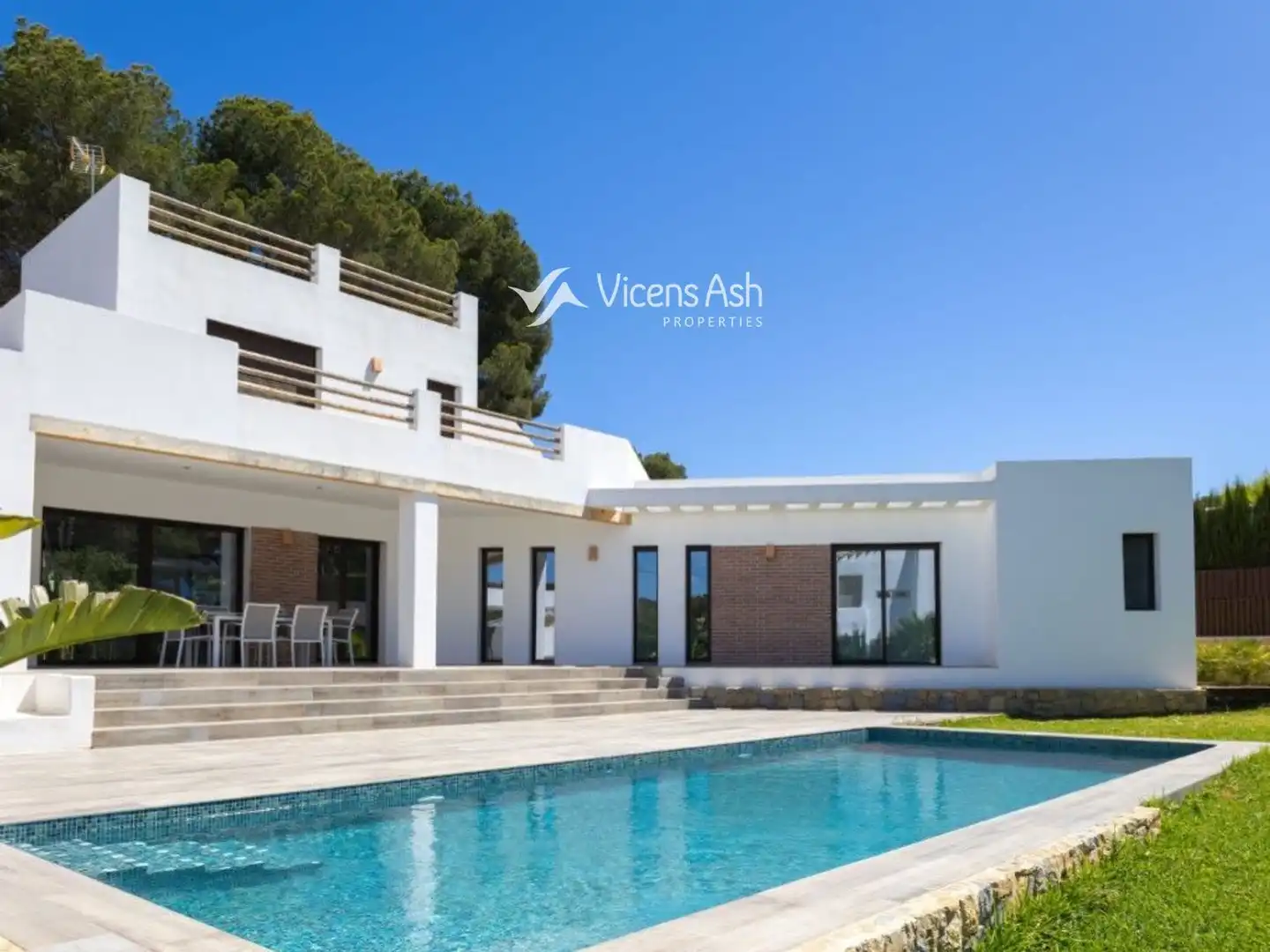 Exterior view of Houses for sale in Jávea / Xàbia  with Air Conditioner, Heating and Terrace