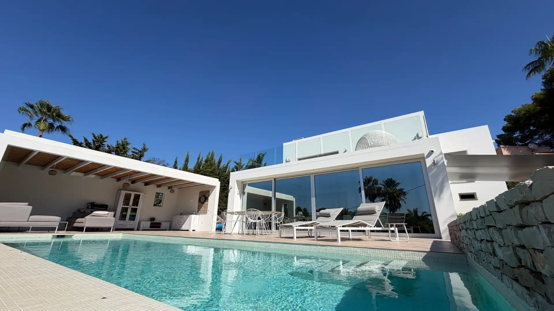 Swimming pool of Houses for sale in Moraira  with Air Conditioner, Heating and Private garden