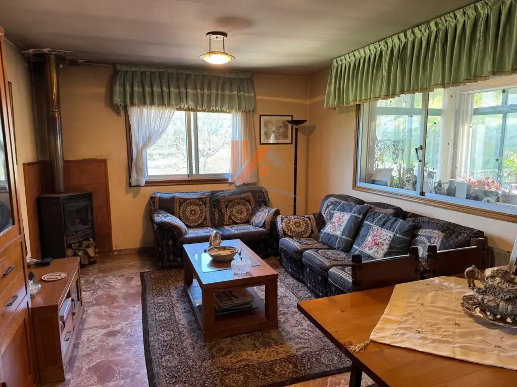 Sala de estar de Casa o chalet en venta en A Estrada  con Jardín privado, Horno y Balcón
