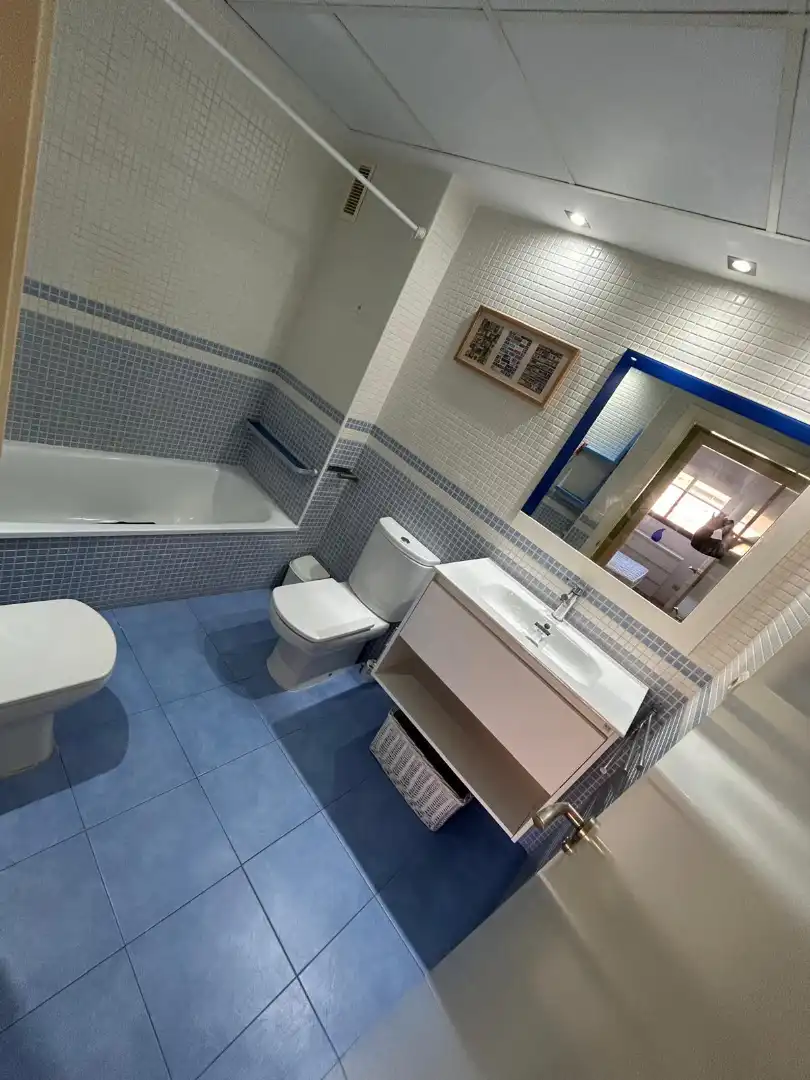 Baño de Apartamento en venta en La Pobla de Farnals con Aire acondicionado, Calefacción y Jardín privado