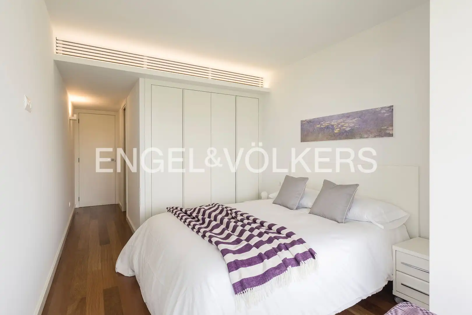 Schlafzimmer von Wohnung zur Miete in Barcelona mit Klimaanlage, Heizung und Parkett