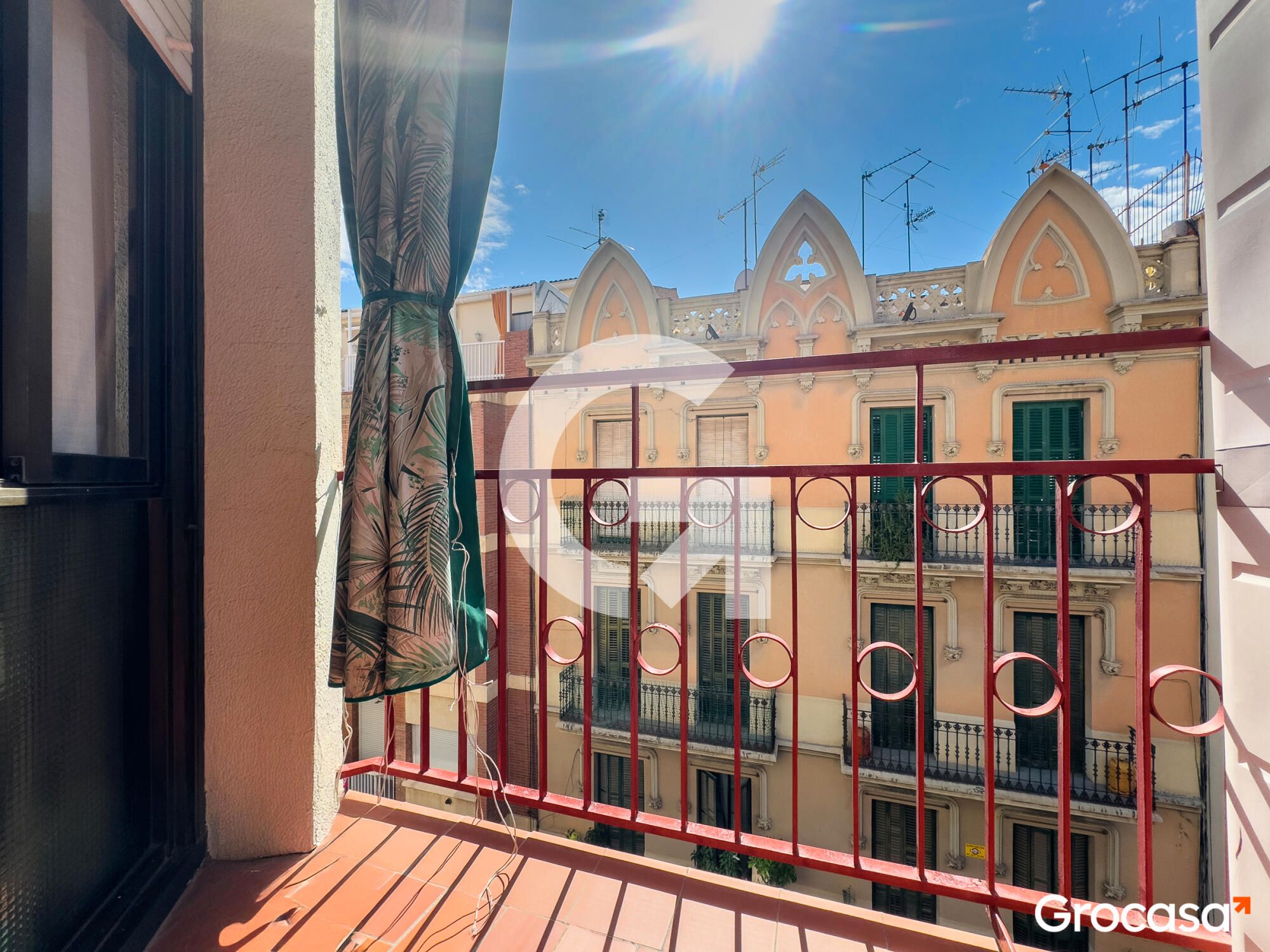 Balcony of Flat for sale in  Barcelona Capital  with Air Conditioner, Oven and Balcony