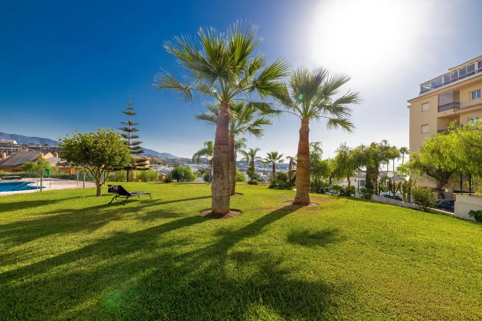 Garden of Flat for sale in Mijas  with Air Conditioner, Terrace and Storage room