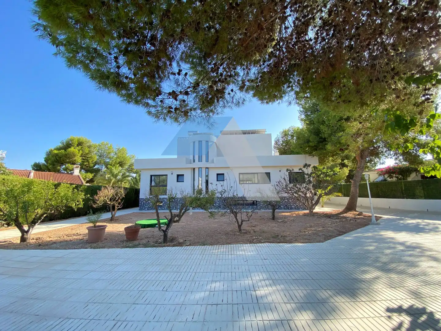 Exterior view of Houses for sale in San Vicente del Raspeig / Sant Vicent del Raspeig  with Private garden, Terrace and Swimming Pool